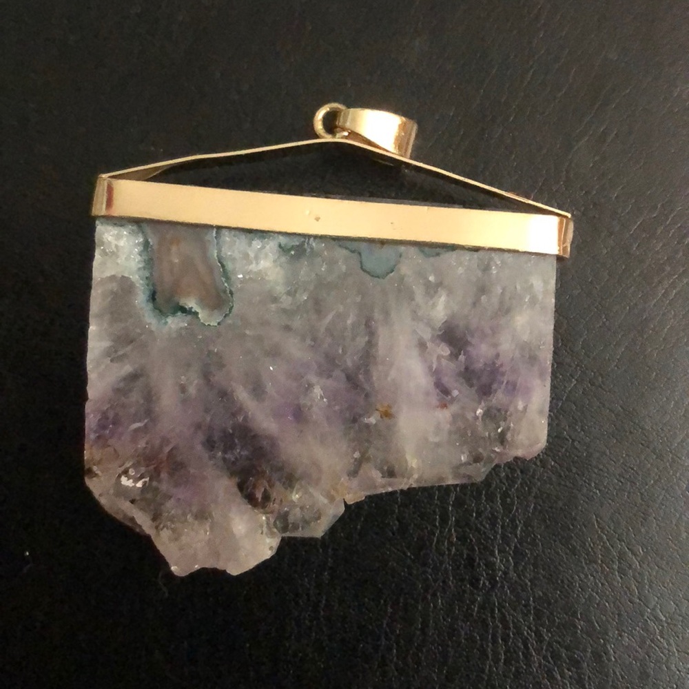 Healing crystal necklace